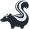 Skunk emoji on Twitter